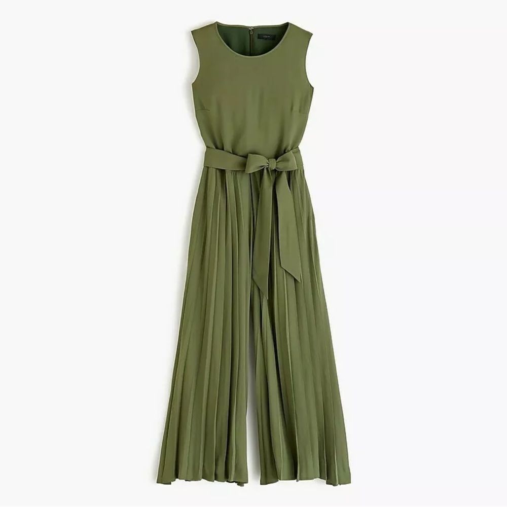 J Crew, New with Tags, Dewberry Frosty Olive Jumpsuit, size 12.